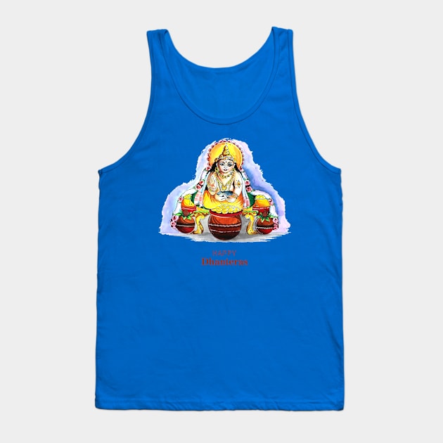 Happy Dhanteras Tank Top by Mako Design 